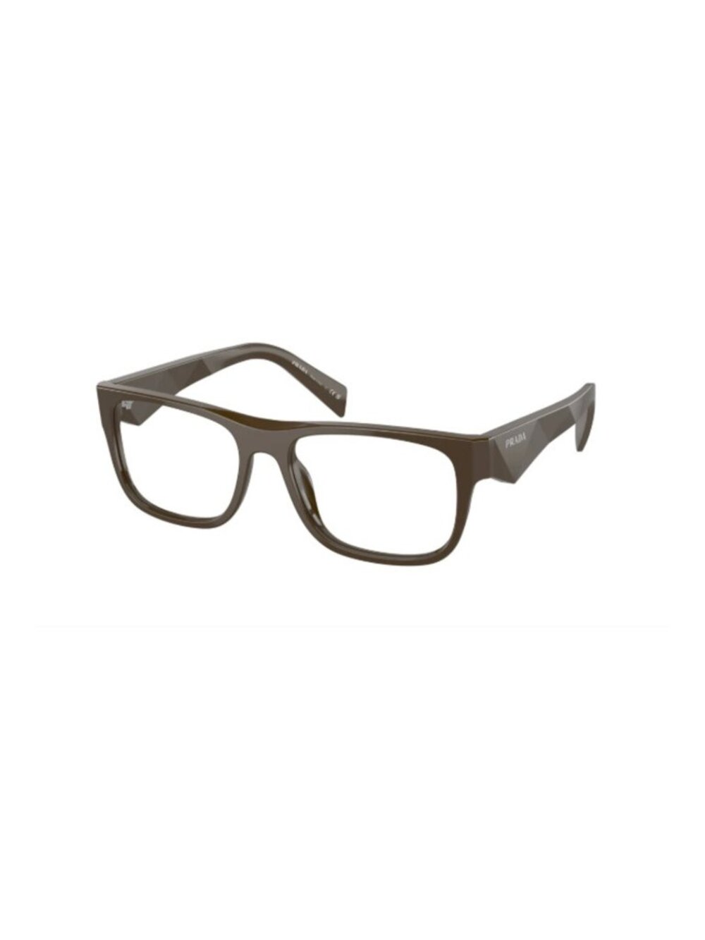 PRADA Eyeglasses PR22ZV 15L1O1 53 Brown Optical Frame